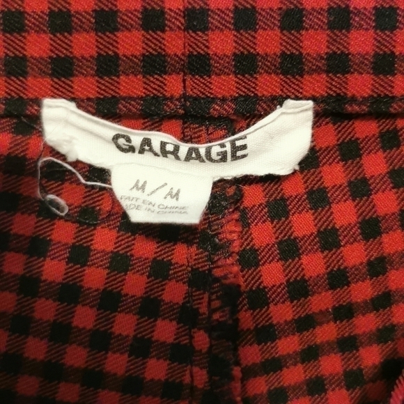 𝅺DARK Academia Pants Red Black Stretch Medium - Picture 3 of 3